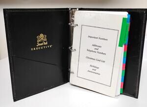 📢📓📝Stuart Hall Executive Address Book 8432 Personal Record Keeping System